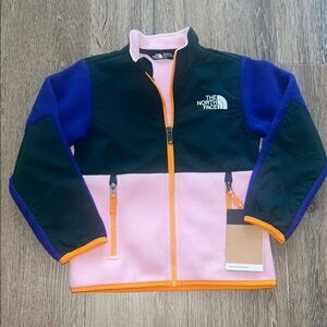 The North Face Pink and Purple Fleece Jacket